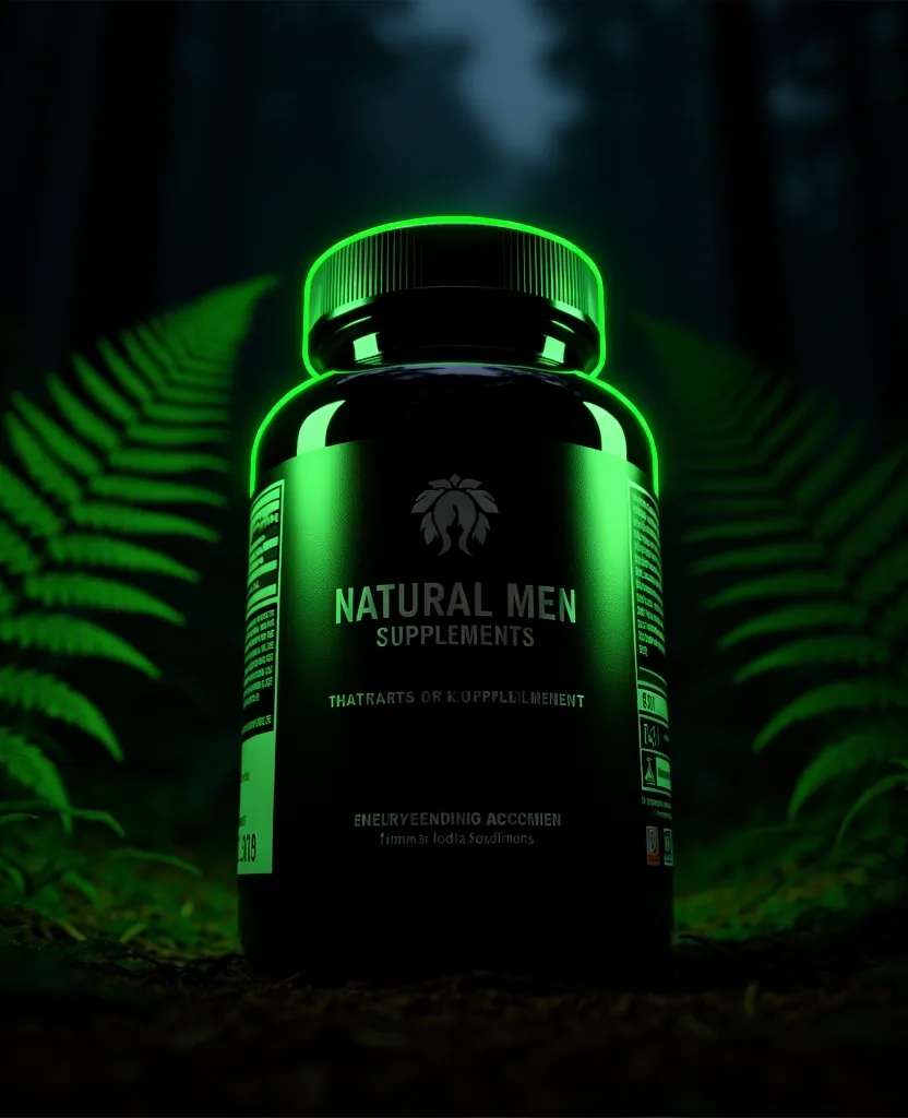 Premium supplement bottle